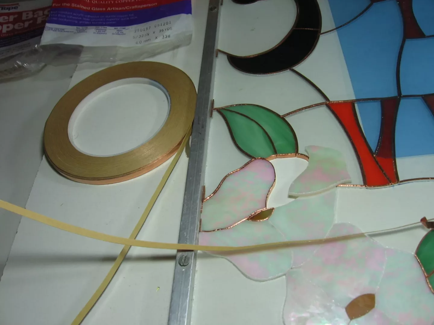 Cartel del taller en vidrio